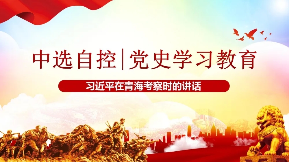 黨史學(xué)習(xí)教育 | 習(xí)近平在青?？疾鞎r(shí)的講話