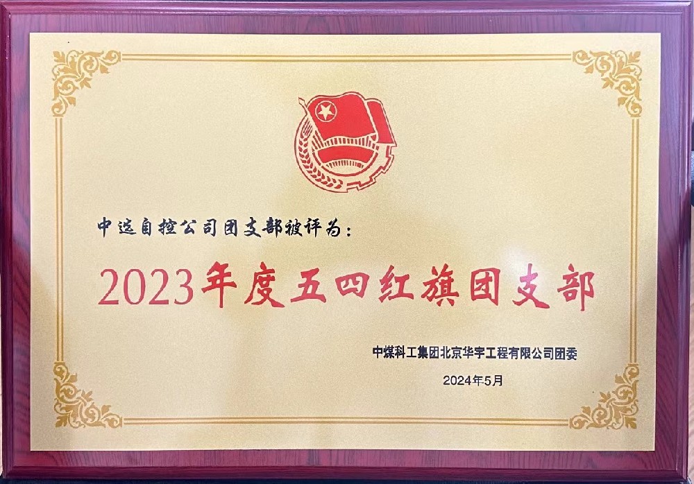 【公司新聞】聚青春榜樣 展中選風(fēng)采 | 中選自控團支部榮獲“五四紅旗團支部”等多項榮譽稱號！